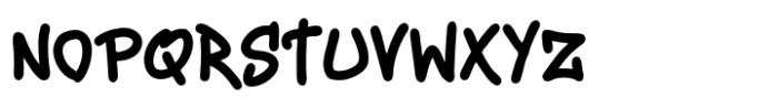Phantom Graffiti Regular Font UPPERCASE