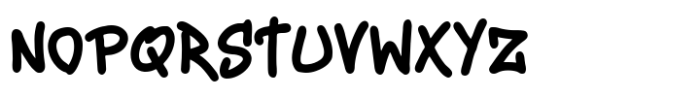 Phantom Graffiti Regular Font LOWERCASE