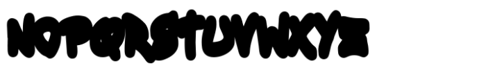 Phantom Graffiti Shadow Font LOWERCASE