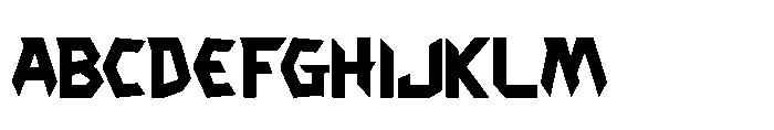 Phantom Mecha Font UPPERCASE