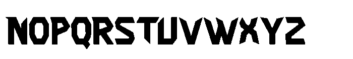 Phantom Mecha Font UPPERCASE