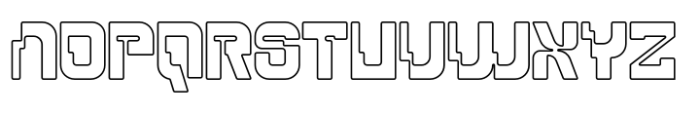 Phantom Novax Outline Font UPPERCASE