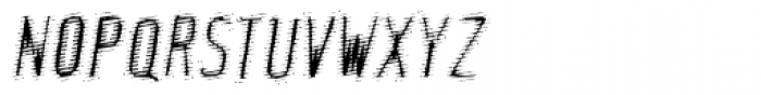Phantom Oblique Font UPPERCASE