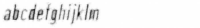 Phantom Oblique Font LOWERCASE