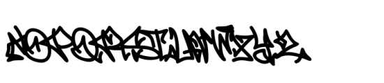 Phantom Urbanism Graffiti Font UPPERCASE