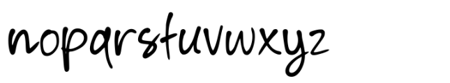 Pharatha Font LOWERCASE