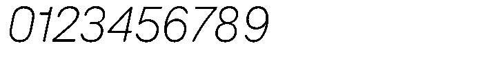 Phase Grotesk ExtraLight It Font OTHER CHARS