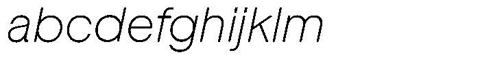 Phase Grotesk ExtraLight It FONT