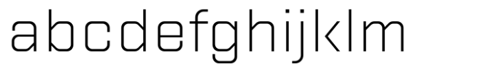 Phatthana Extra Light Font LOWERCASE