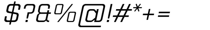 Phatthana Light Italic Font OTHER CHARS
