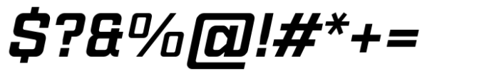 Phatthana Semi Bold Italic Font OTHER CHARS