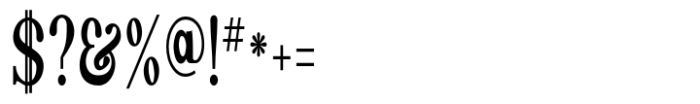 Pheromone Ultimate Regular Font OTHER CHARS