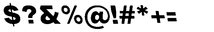 Phiano BlackBackslant Font OTHER CHARS