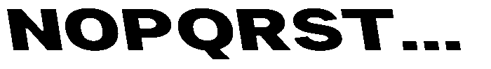 Phiano BlackExtExpBackslant Font UPPERCASE