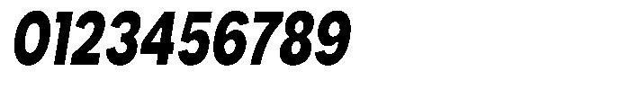 Phiano BlackExtraCondSlant Font OTHER CHARS