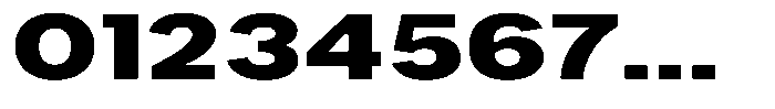 Phiano BlackExtraExpanded Font OTHER CHARS