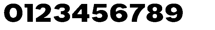Phiano BlackSemiExpanded Font OTHER CHARS
