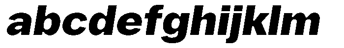 Phiano BlackSemiExpandedSlant FONT