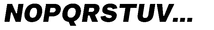 Phiano BlackSlant Font UPPERCASE