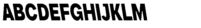 Phiano BlkXCnBackslant Font UPPERCASE