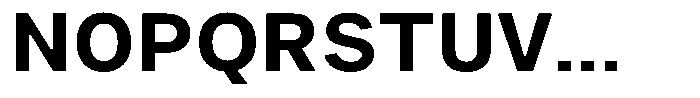 Phiano Bold Font UPPERCASE