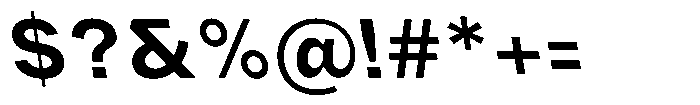 Phiano BoldBackslant Font OTHER CHARS