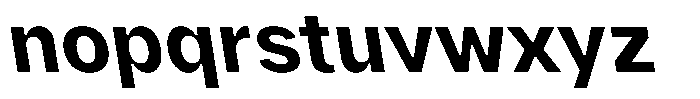 Phiano BoldBackslant Font LOWERCASE