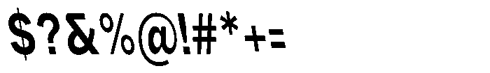 Phiano BoldExtraCondBackslant Font OTHER CHARS