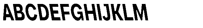 Phiano BoldExtraCondBackslant Font UPPERCASE