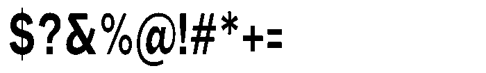 Phiano BoldExtraCondensed Font OTHER CHARS