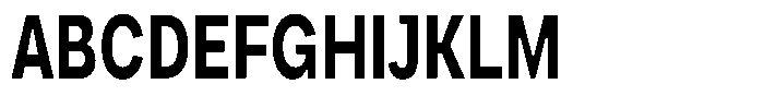 Phiano BoldExtraCondensed Font UPPERCASE