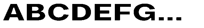 Phiano BoldExtraExpanded Font UPPERCASE
