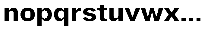 Phiano BoldSemiExpanded Font LOWERCASE