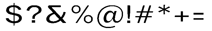 Phiano Expanded Font OTHER CHARS