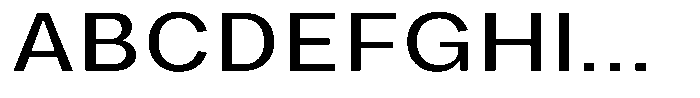 Phiano Expanded Font UPPERCASE
