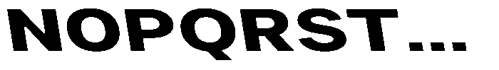 Phiano ExtBdExtExpBackslant Font UPPERCASE