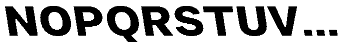 Phiano ExtBdSemExpBackslant Font UPPERCASE