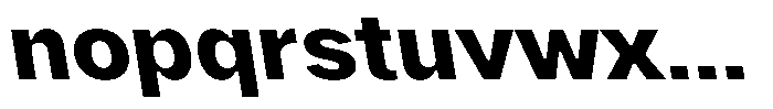Phiano ExtBdSemExpBackslant Font LOWERCASE