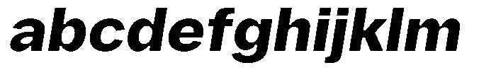 Phiano ExtBdSemExpSlant FONT