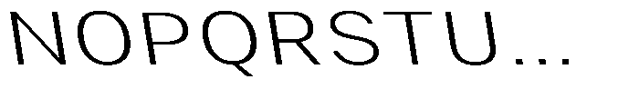 Phiano ExtLtExpBackslant Font UPPERCASE