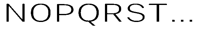 Phiano ExtLtExtExp Font UPPERCASE