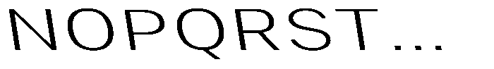 Phiano ExtLtExtExpBackslant Font UPPERCASE