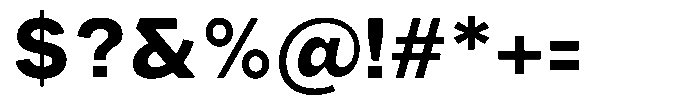 Phiano ExtraBold Font OTHER CHARS