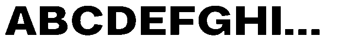 Phiano ExtraBoldExpanded Font UPPERCASE