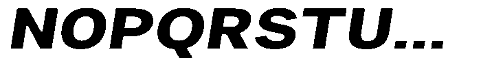 Phiano ExtraBoldExpandedSlant Font UPPERCASE