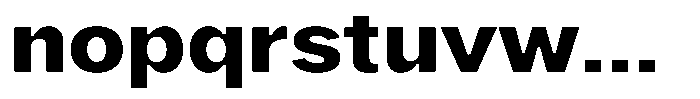 Phiano ExtraBoldExpanded Font LOWERCASE