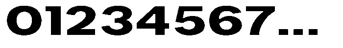Phiano ExtraBoldExtraExpanded Font OTHER CHARS