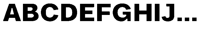 Phiano ExtraBoldSemiExpanded Font UPPERCASE