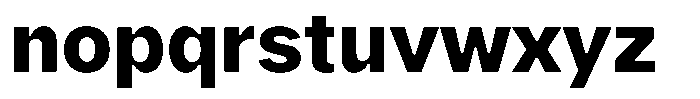 Phiano ExtraBold Font LOWERCASE