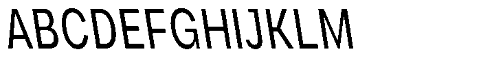 Phiano ExtraCondBackslant Font UPPERCASE